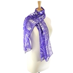 Music Gifts Company SF06 Satin Strip Scarf With Instruments