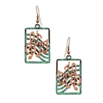 Music Gifts Company 643903 Music To My Earrings - Copper Patina