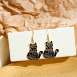 Music Gifts Company RE55 Beautiful Meowsic to My Earrings
