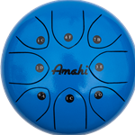 Amahi KLG8 Steel Tongue Drum w/ Bag and Mallets 8"