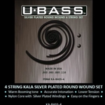 Kala KA-BASS-4 U-Bass String Set Metal Round Wound .50 - 1.10