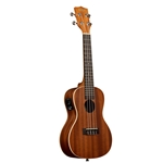 Kala KA-CE Satin Mahogany Ukulele w/EQ Concert