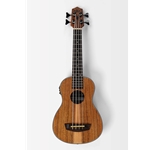 Kala UBASS-TEAK-FS Teak Acoustic-Electric U-Bass w/Bag