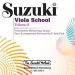Suzuki Viola School, Volume 8 - CD - International Edition - 8