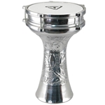 Tycoon Percussion TDA-HC14 Hand Hammered Aluminium Darbuka