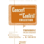 Concert and Contest Collection for Trombone - Piano Accompaniment -  Piano Accompaniment