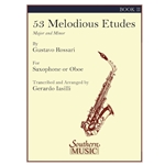 53 Melodious Etudes, Book 2 for Saxophone or Oboe -  Saxophone