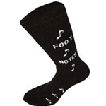 Music Gifts Company SOC01 "Foot Notes" Socks 6-11