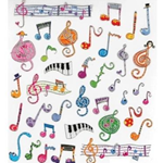Whimsy Music Stickers