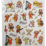 Musical Cat Sticker Sheet