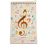 Music Notes Notebook