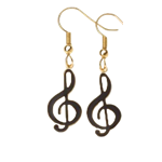 G Clef Earrings