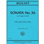 Sonata No. 36 in F Major K. 547 -  Flute