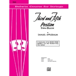 Belwin Course For Strings: Third and Fifth Position String Builder -  Cello