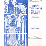 Open the Gates of the Temple (Mezzo Soprano or Baritone in E) -