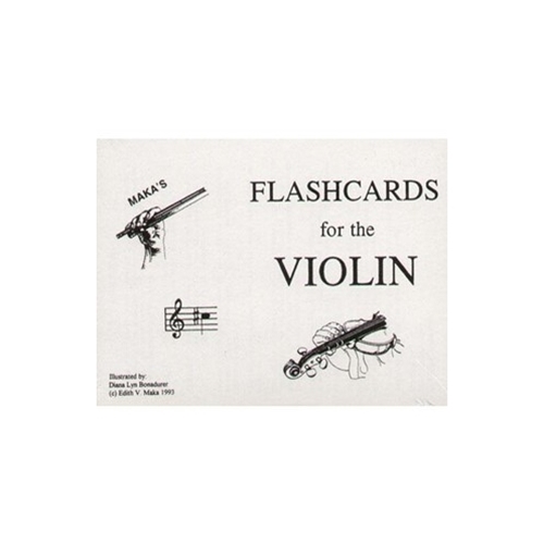 Kline Music Maka Violin Flash Cards 52 Flashcard Set