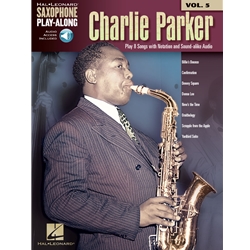 Charlie Parker Saxophone Play Along Volume 5 -