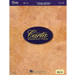 Carta Manuscript Paper No.12 -