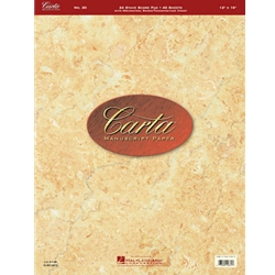 Carta Manuscript Paper No. 20 – Professional -