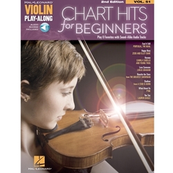 Chart Hits for Beginners Violin Play-Along Volume 51 - Easy
