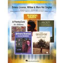 Drivers License, Willow & More Hot Singles - Pop Piano Hits Series - Easy
