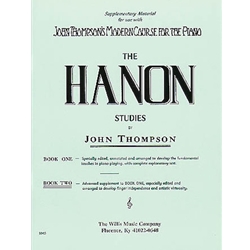 John Thompson's The Hanon Studies Book 2 - Intermediate