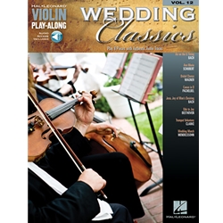 Wedding Classics - Violin Play Along Volume 12 -