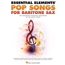 Essential Elements Pop Songs for Baritone Saxophone - Easy