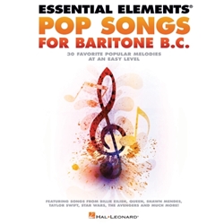 Essential Elements Pop Songs for Baritone B.C. - Easy