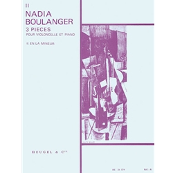 3 Pieces - No. 2 In A Minor -