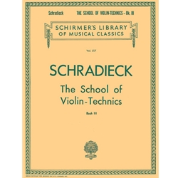 School of Violin-Technics Book III -
