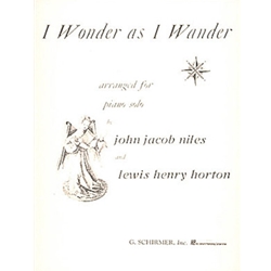 I Wonder as I Wander -
