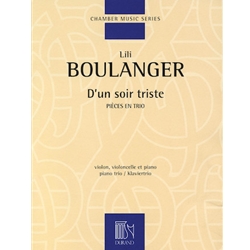D'un soir triste - Piano Trio Score and Parts -