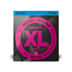 D'Addario XL Nickel Electric Bass