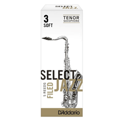 D'Addario Select Jazz Filed Tenor Sax Reeds - Box of 5