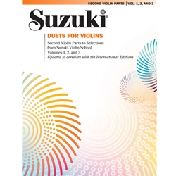 Suzuki Duets for Violins Vol 1,2,3 -