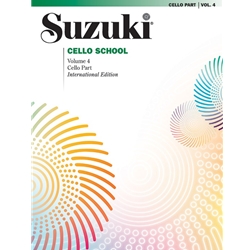 Suzuki Cello School, Volume 4 - International Edition -