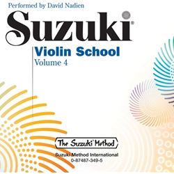 Suzuki Violin School, Volume 4 CD -