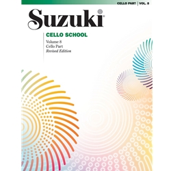 Suzuki Cello School, Volume 8 - Revised Edition -