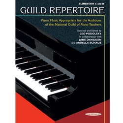 Guild Repertoire Elementary C and D