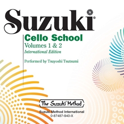 Suzuki Cello School, Volumes 1 & 2 - CD Revised Edition -