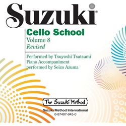 Suzuki Cello School, Volume 8 - CD Revised Edition -