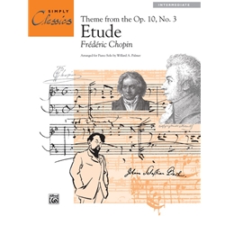 Etude Theme from the Opus 10 No. 3 - Intermediate