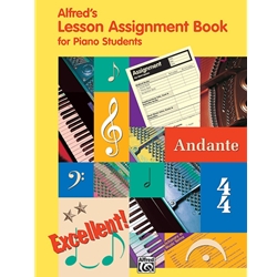 Alfred's Lesson Assignment Book -