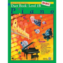 Alfred's Basic Piano Library: Top Hits! Duet Book - 1B