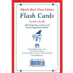 Alfred's Piano Flash Cards Levels 1A - 1B - 1A & 1B