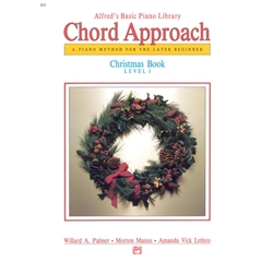 Alfred's Basic Piano: Chord Approach Christmas Book - 1