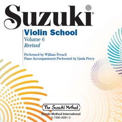 Suzuki Violin School, Volume 6 CD - Revised Edition -