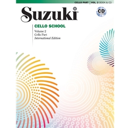 Suzuki Cello School, Volume 2 - International Edition -