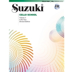 Suzuki Cello School, Volume 3 - Revised Edition -
